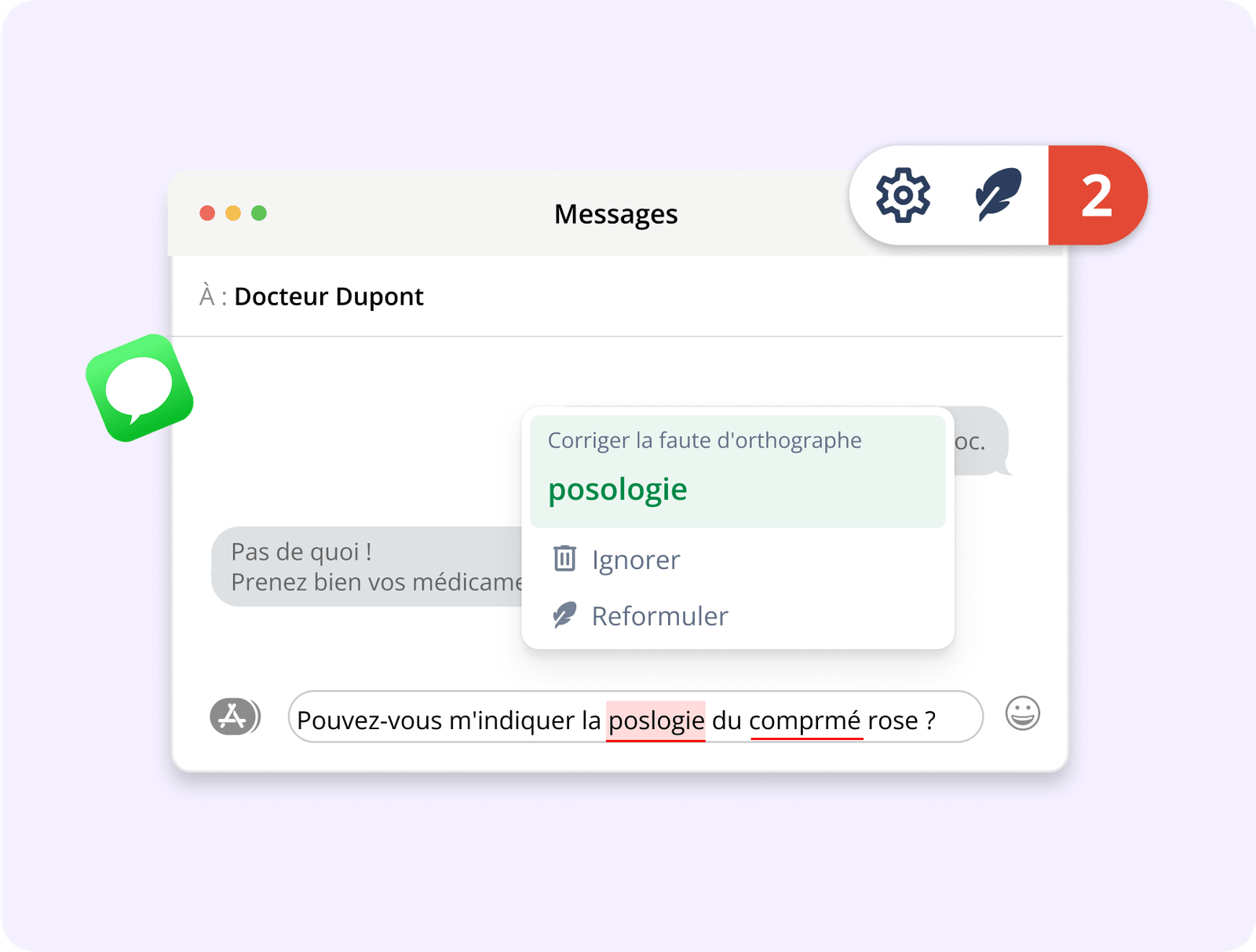 QuillBot pour macOS vous permet d'écrire des e-mails