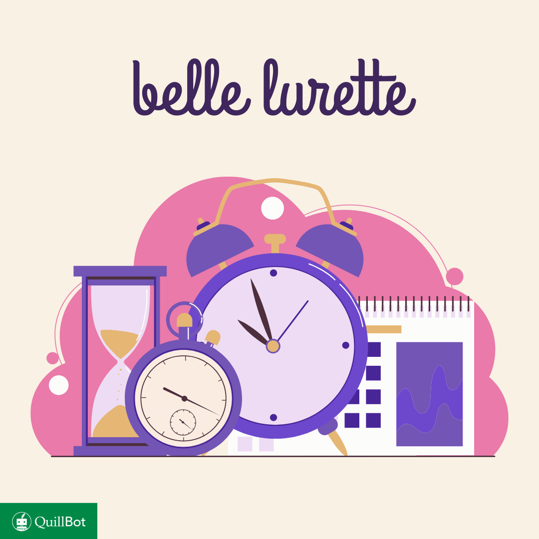 belle lurette def