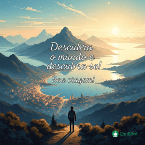 Descubra o mundo e descubra-se
