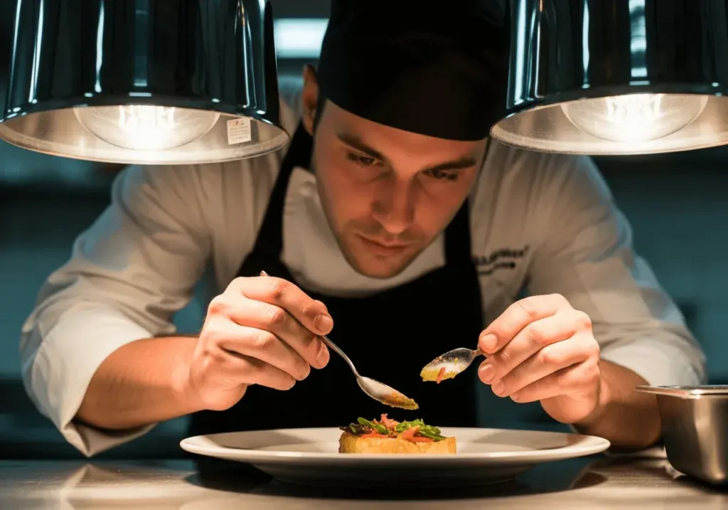 An AI-generated image of a chef