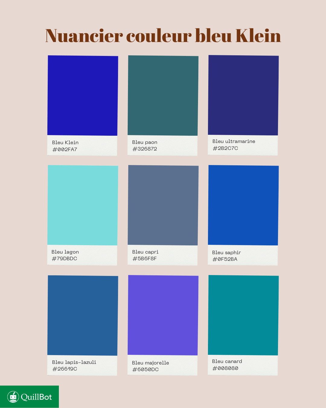 bleu klein couleur