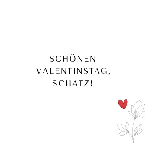 Dezentes Valentinstagsbild