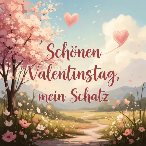 Romantisches Valentinstagsbild