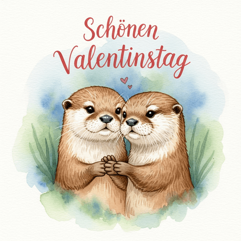Süßes Valentinstagsbild