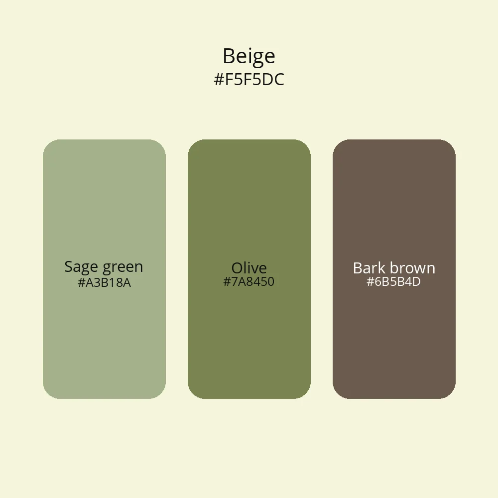 Beige color palette 1