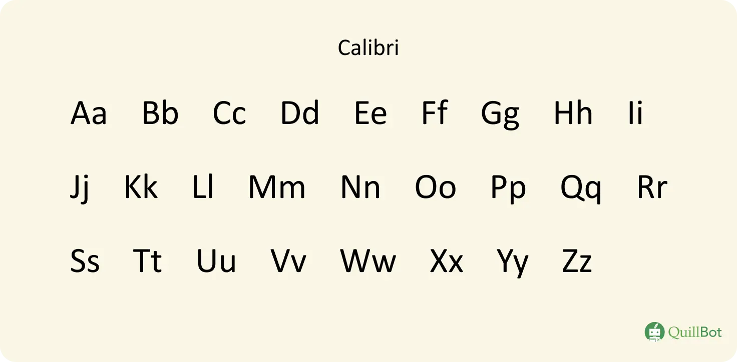 calibri