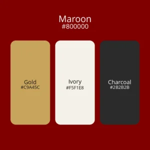 Maroon color palette 1