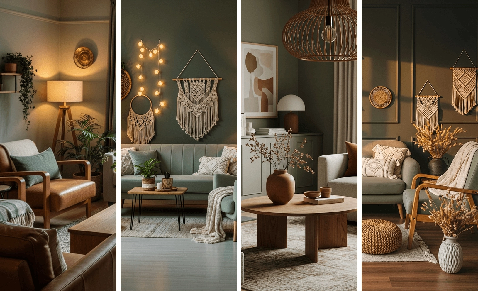 Salbei und dunkle Naturtöne