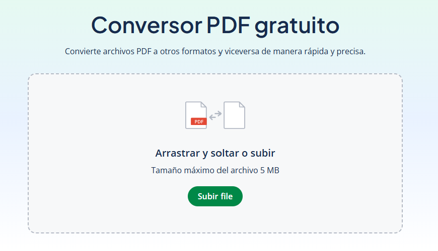 Conversor PDF de QuillBot
